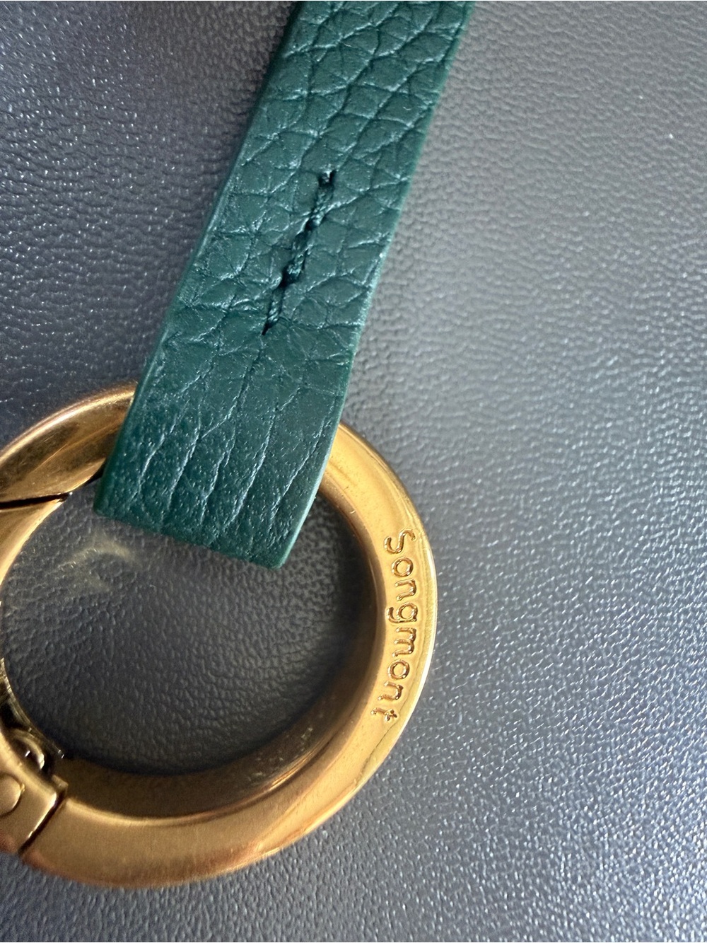 Songmont Leather Daisy Bag Charm - Picture 4 of 6